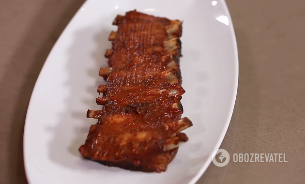 Pork ribs in tomato glaze: a dish that will be remembered for a long time