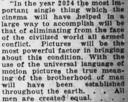 In 1924, the newspaper predicted what 2024 would be like: the comparison is impressive