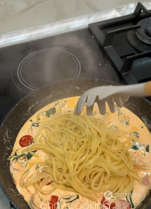 How to cook pasta for dinner: no worse than in a restaurant 