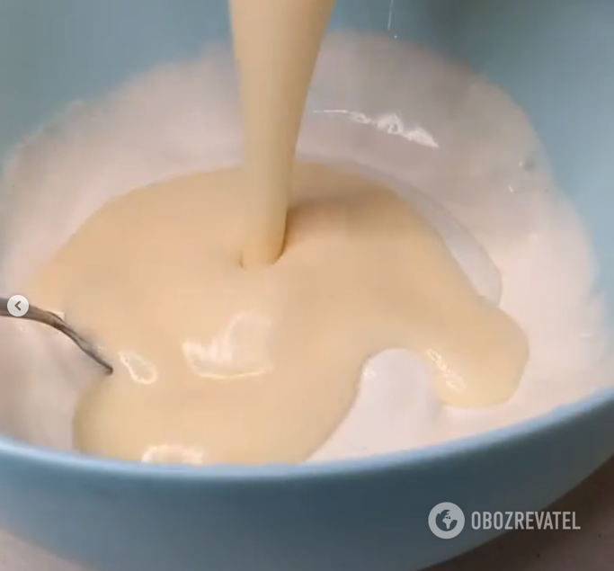 Delicate milk dessert with natural ingredients: no baking required