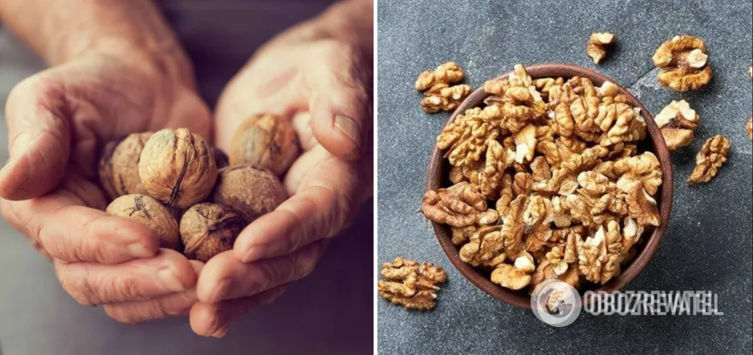 How to peel nuts at home