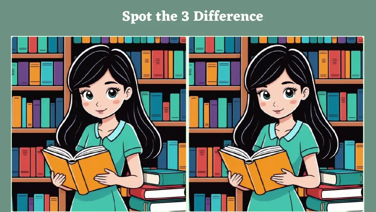 Find three differences: a puzzle for geniuses