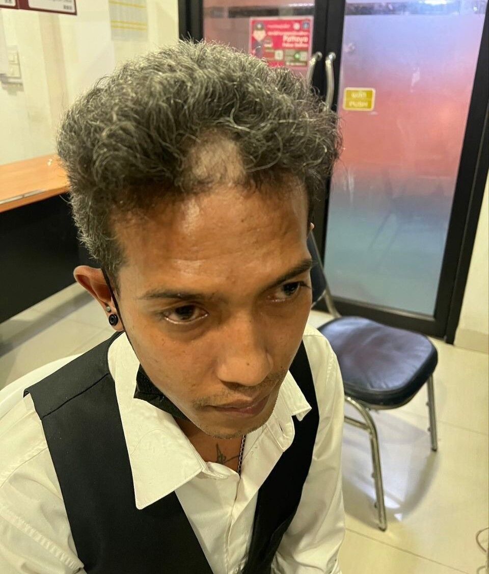 ''Where are my bangs? You crazy motherfucker!'' A Russian man swore at a barber in Thailand and took vicious revenge on his hairstyle