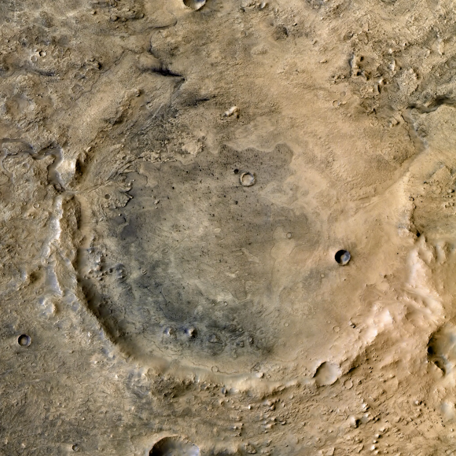 Jezero Crater on Mars