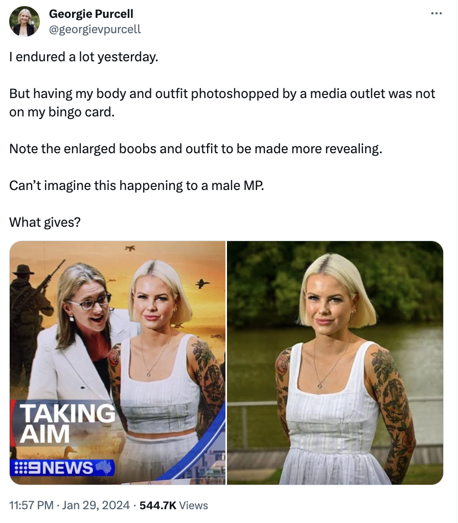 Australia's youngest MP appeared on TV with enlarged breasts and revealing clothes: why the scandal arose