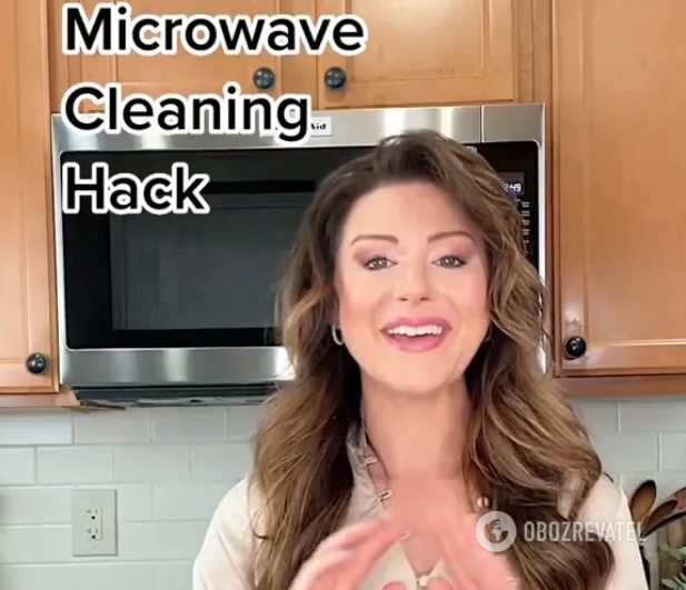 How to clean the most difficult microwave without chemicals: budget method