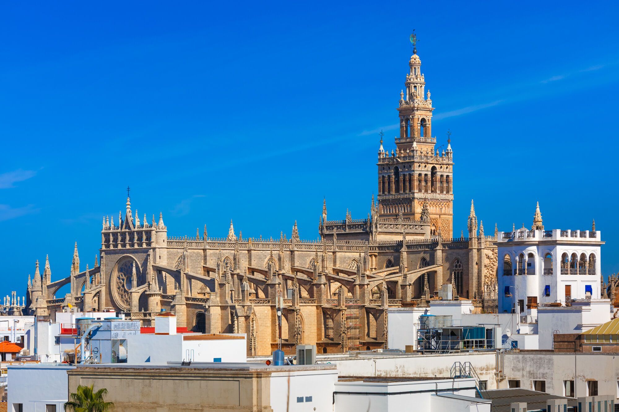 Seville Cathedral built on the site of Almohada mosque