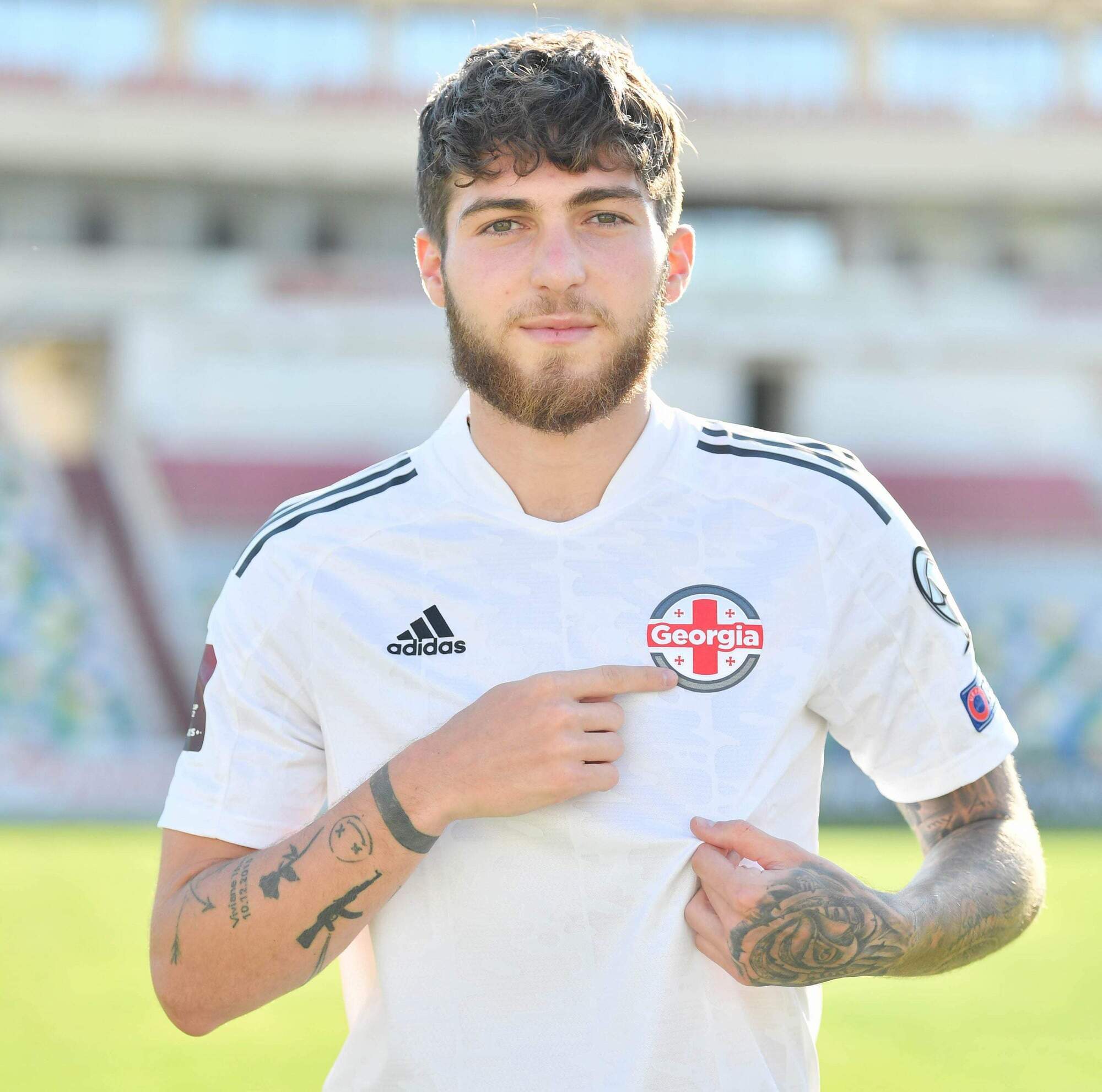 Tsitaishvili plays for Georgia