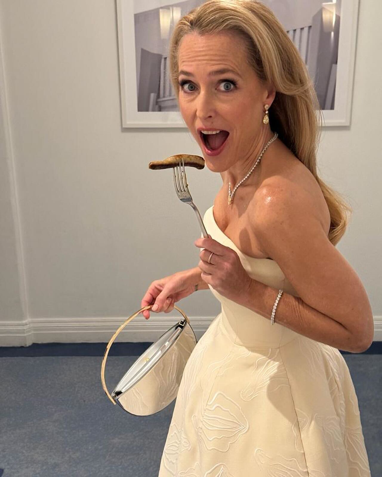 ''Sometimes you just need a sausage to go with a dress with vaginas'' - Gillian