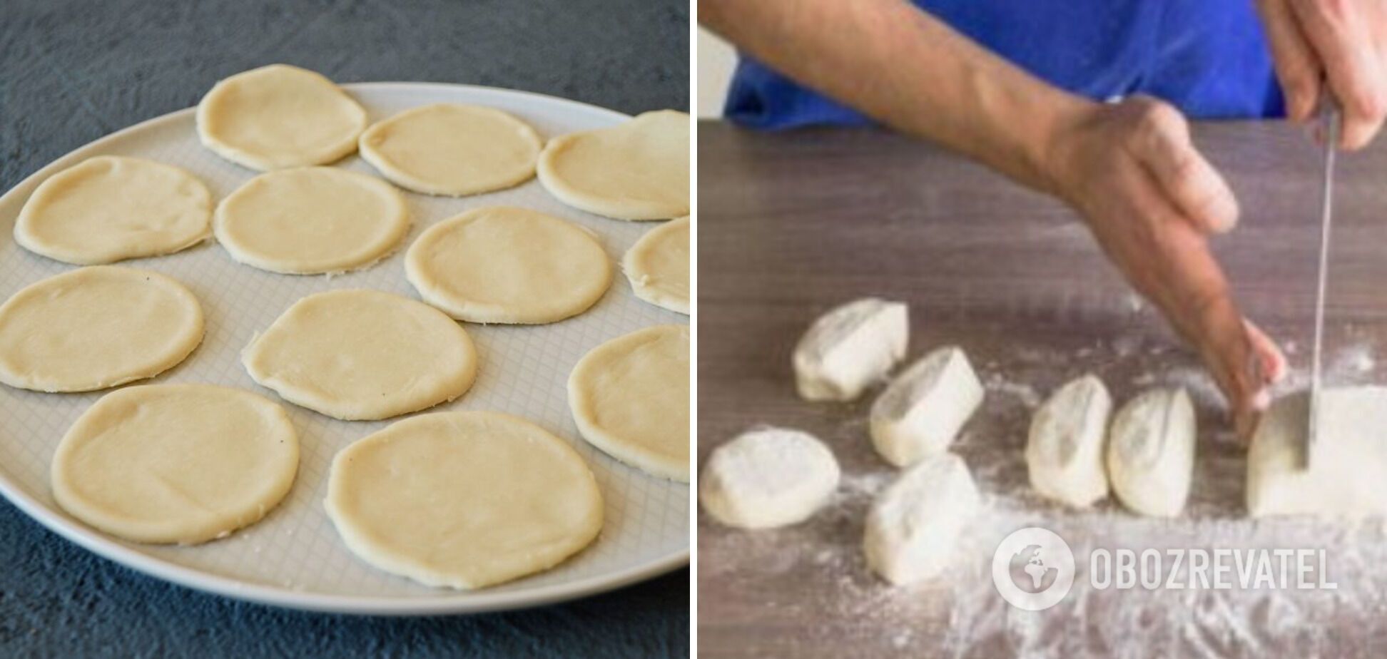 Cooking dumplings from universal custard dough