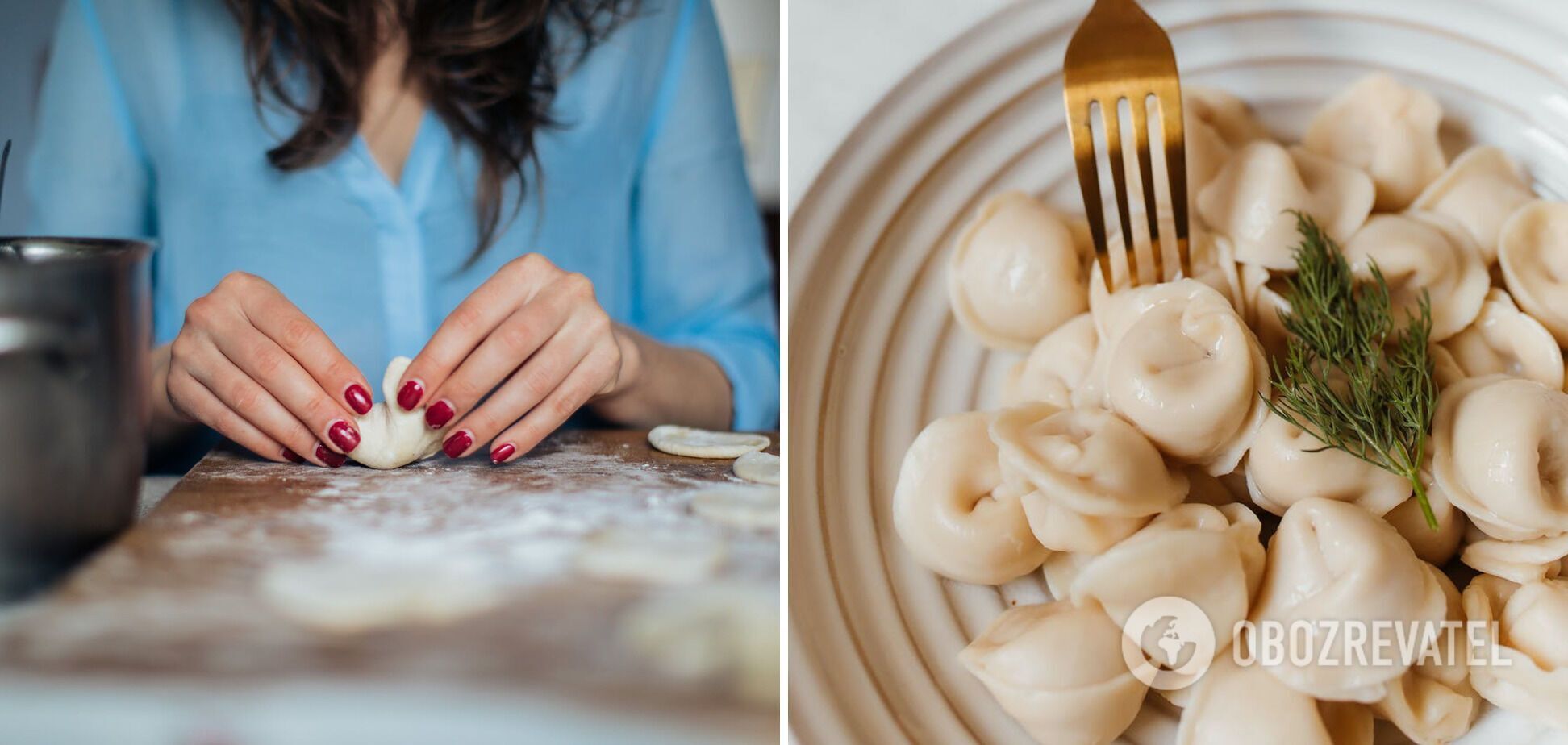 Cooking choux pastry dumplings