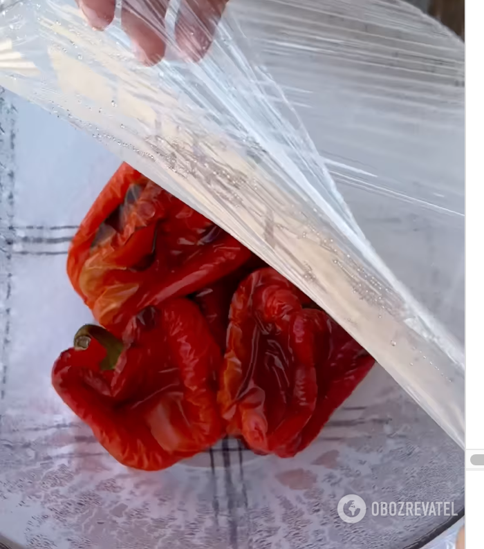 How to peel peppers quickly