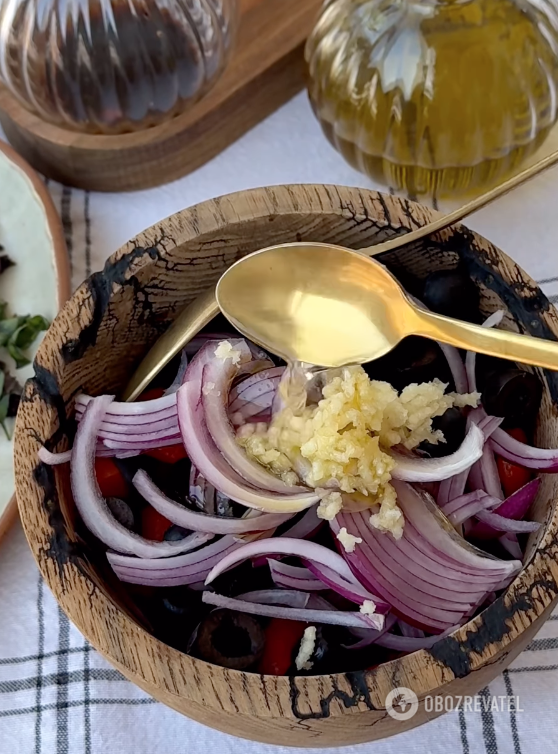 Spices and oil for the dish