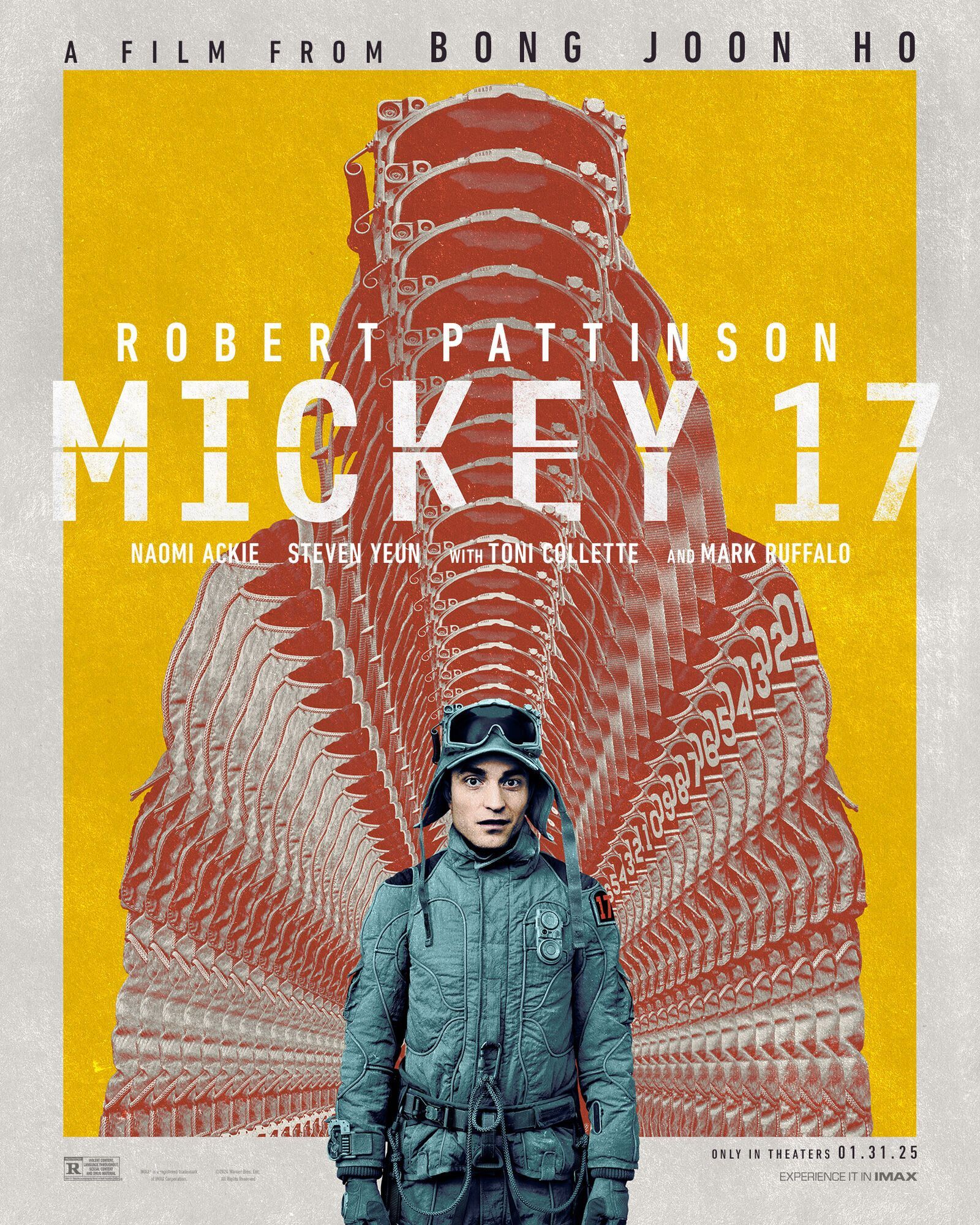 Появился первый постер долгожданной фантастики ''Микки 17'' с Робетром Паттинсоном