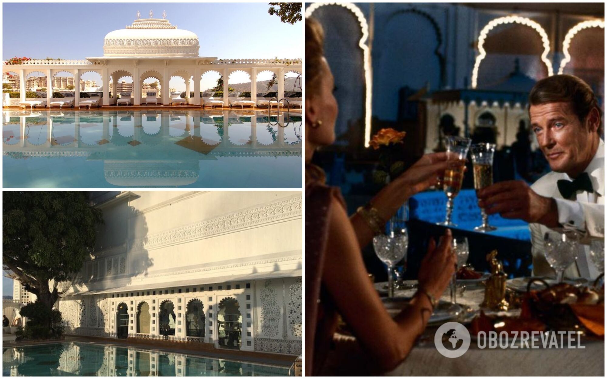 Several parts of the James Bond movie Octopussy were filmed at Taj Lake Palace.