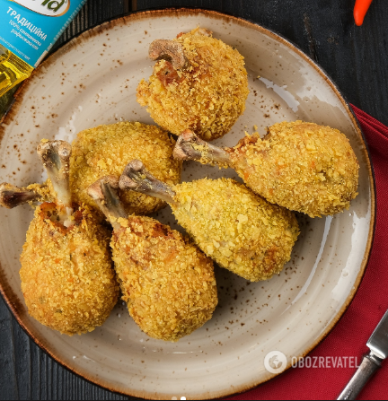 How to cook chicken drumsticks in an unusual way if your children can't give up nuggets