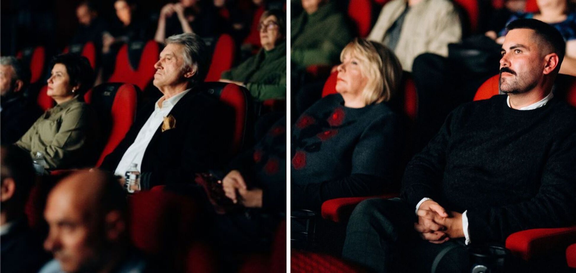 Yushchenko with his wife, Benyuk with his grandson. How the premiere of the new part of the sensational TV series ''The Host'' took place in Kyiv.