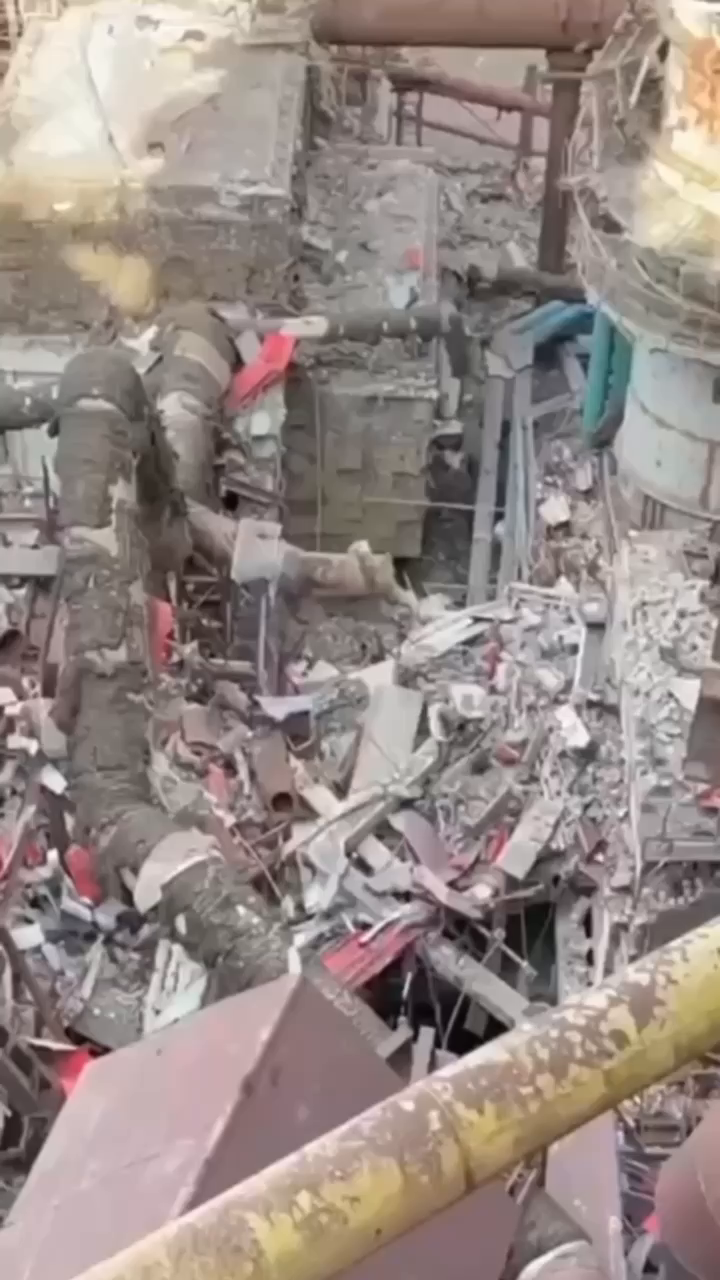 ''A place of heroic resistance'': the Internet shows what Azovstal looks like after it was destroyed by the enemy. Video