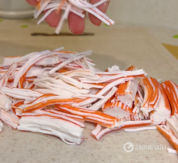 What to cook with crab sticks