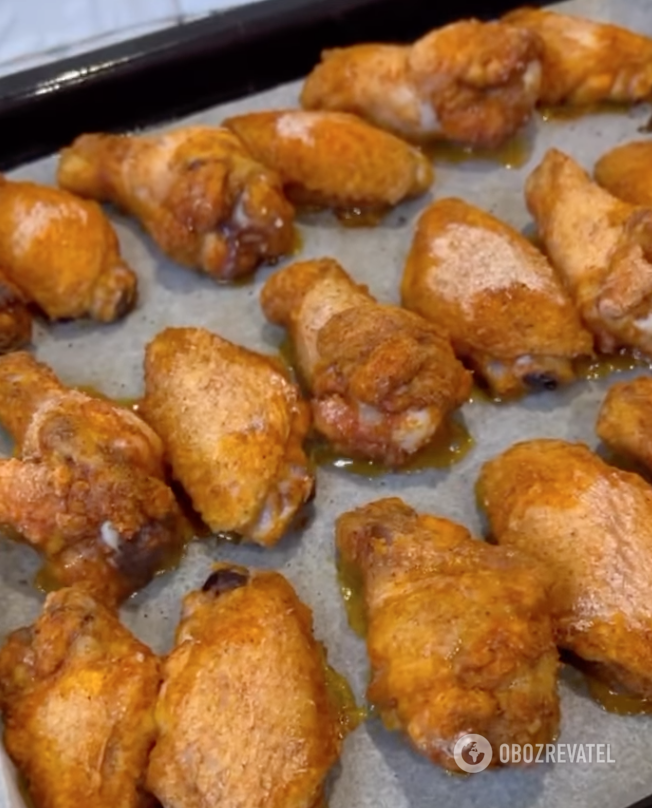 Baked wings