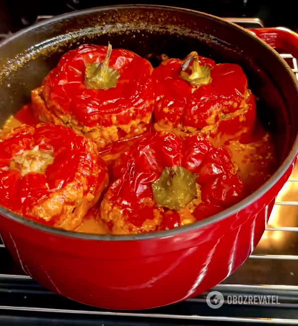 Ready-made stuffed peppers