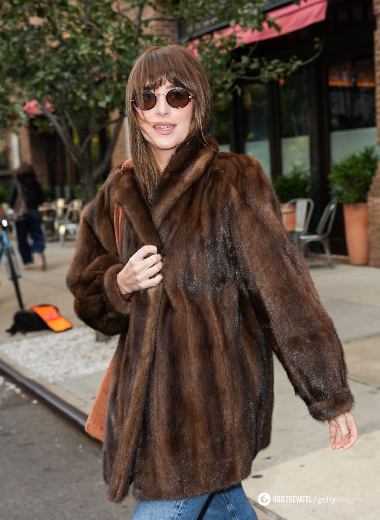 Dakota Johnson appeared in an old money street look: what things she combined