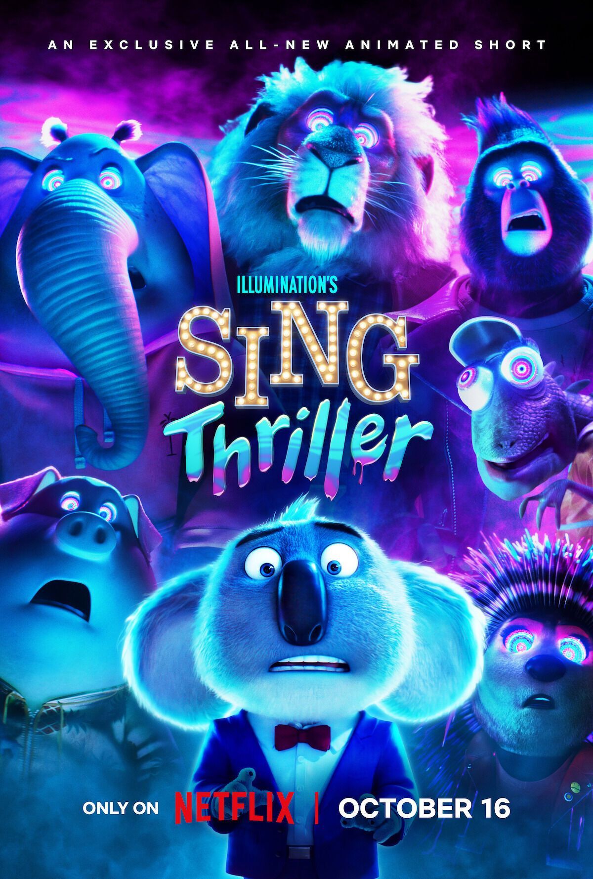 Special Halloween edition: a short film based on the ''Sing'' film has been released on Netflix