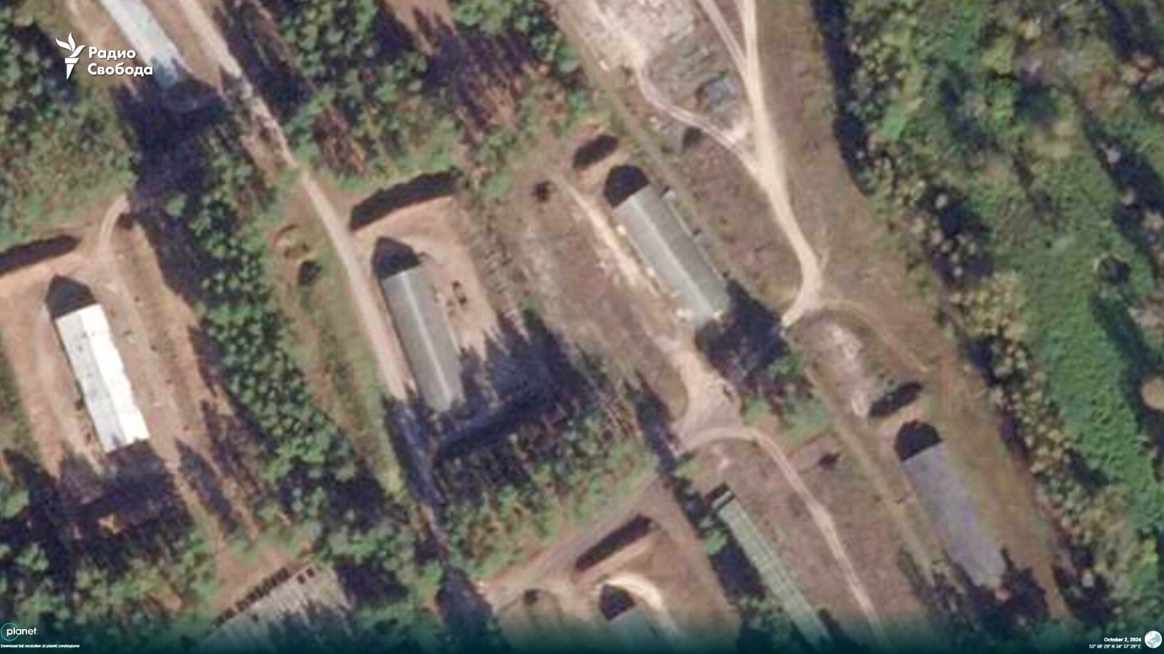 Two buildings completely destroyed: new satellite images of the aftermath of the strike on the weapons depot in the Bryansk region