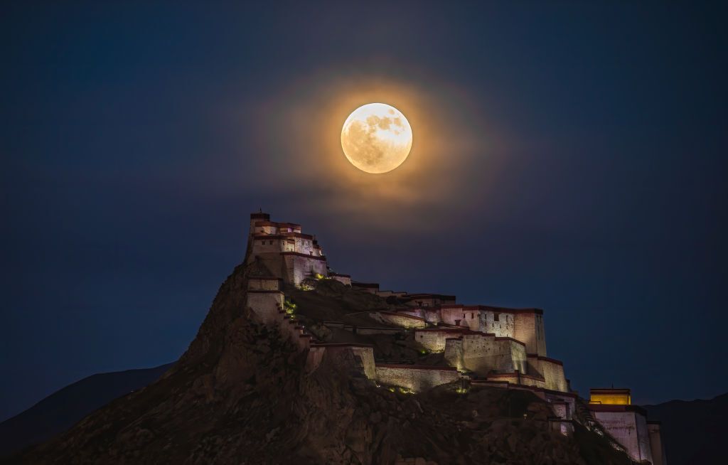 The brightest full moon of 2024: photos of Hunter's Supermoon from around the world