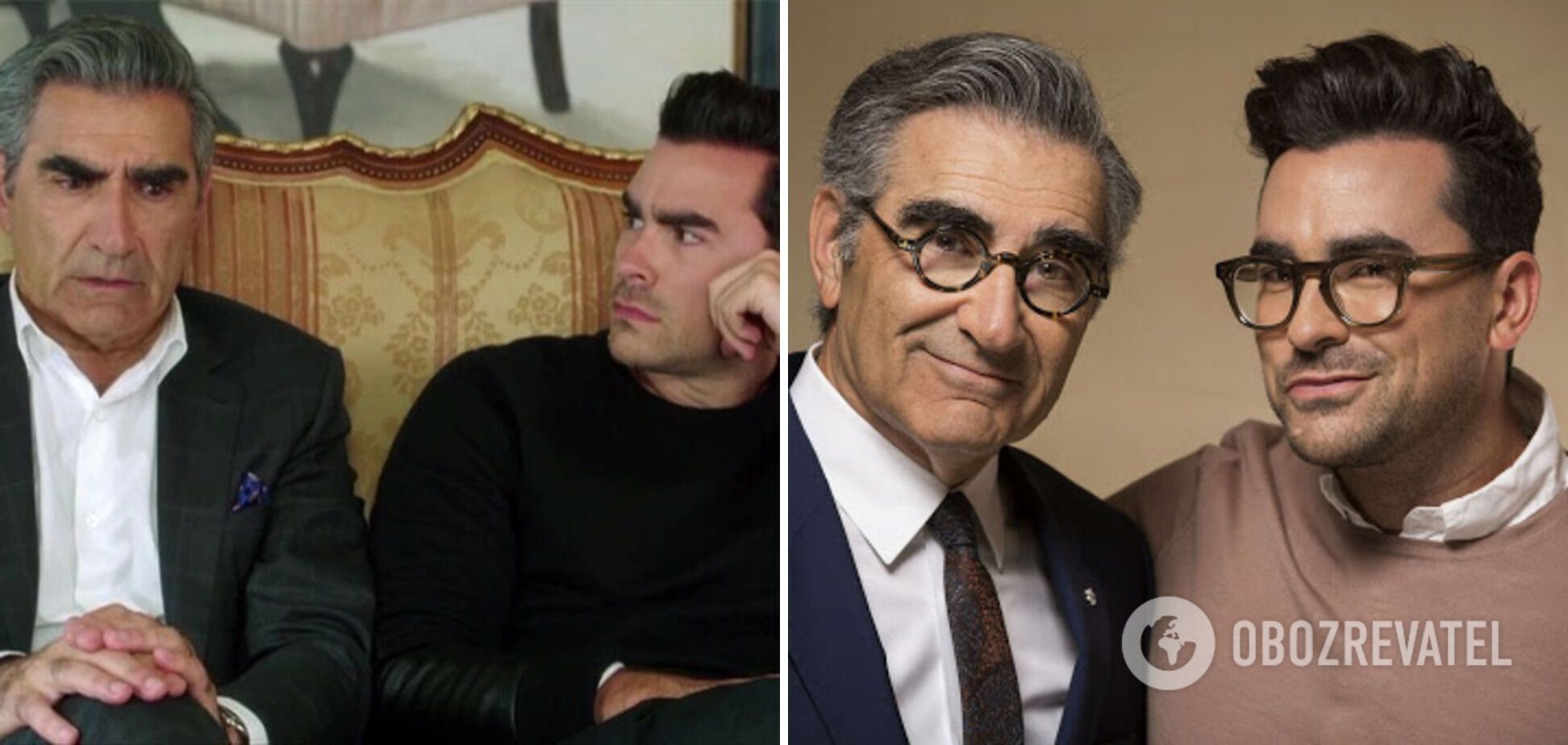 Eugene Levy z synem Danem Levym