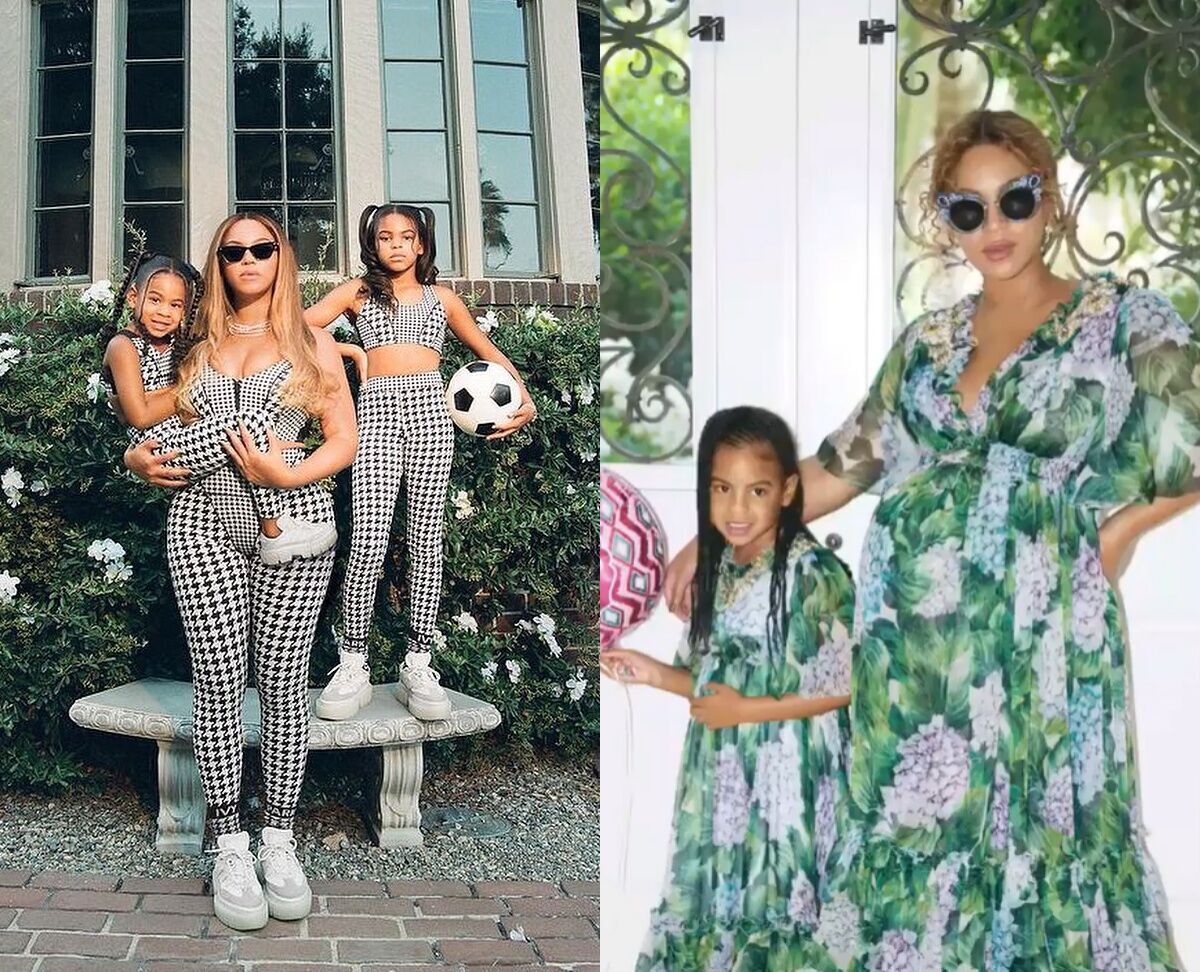 7 celebrities who often wear matching outfits with their daughters. Photo