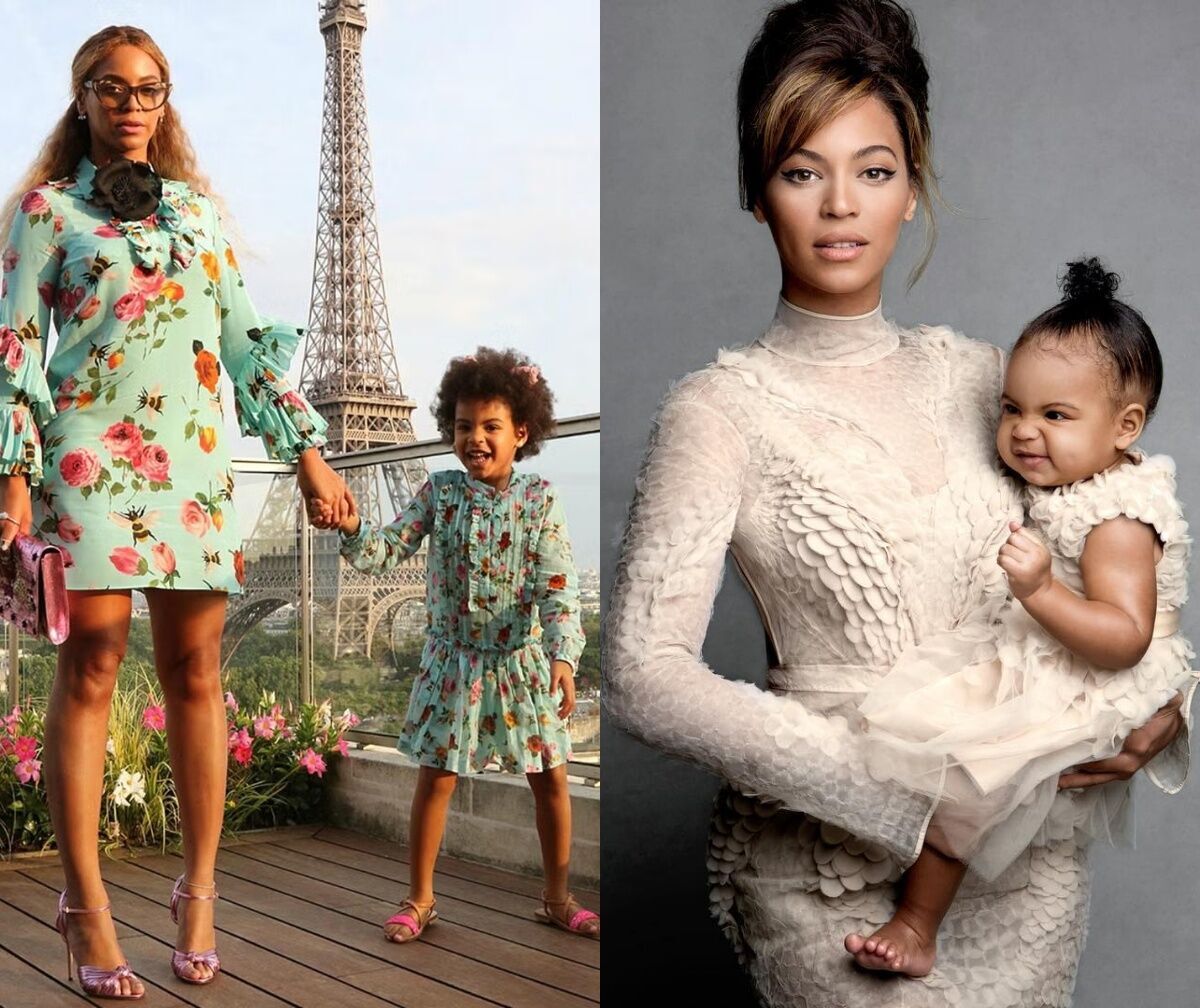 7 celebrities who often wear matching outfits with their daughters. Photo