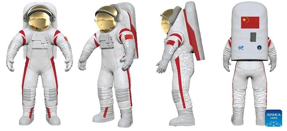 Like real armor: China has unveiled a spacesuit for the moon landing. Photos and videos