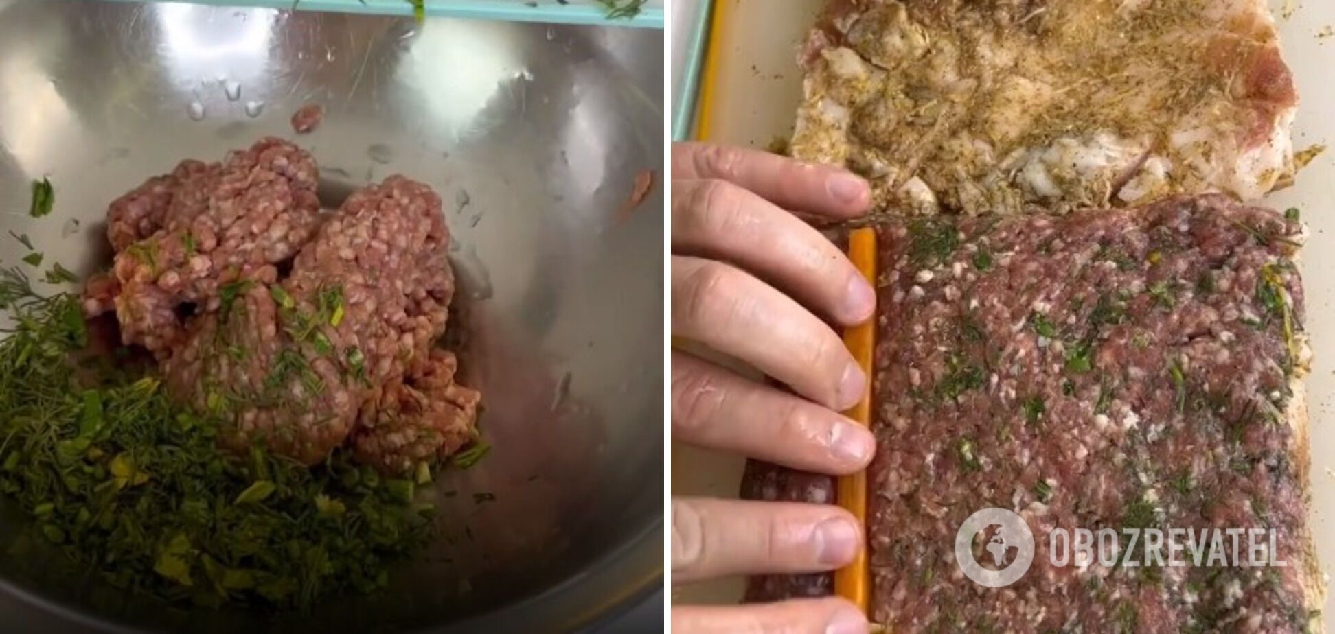 Minced meat for the dish