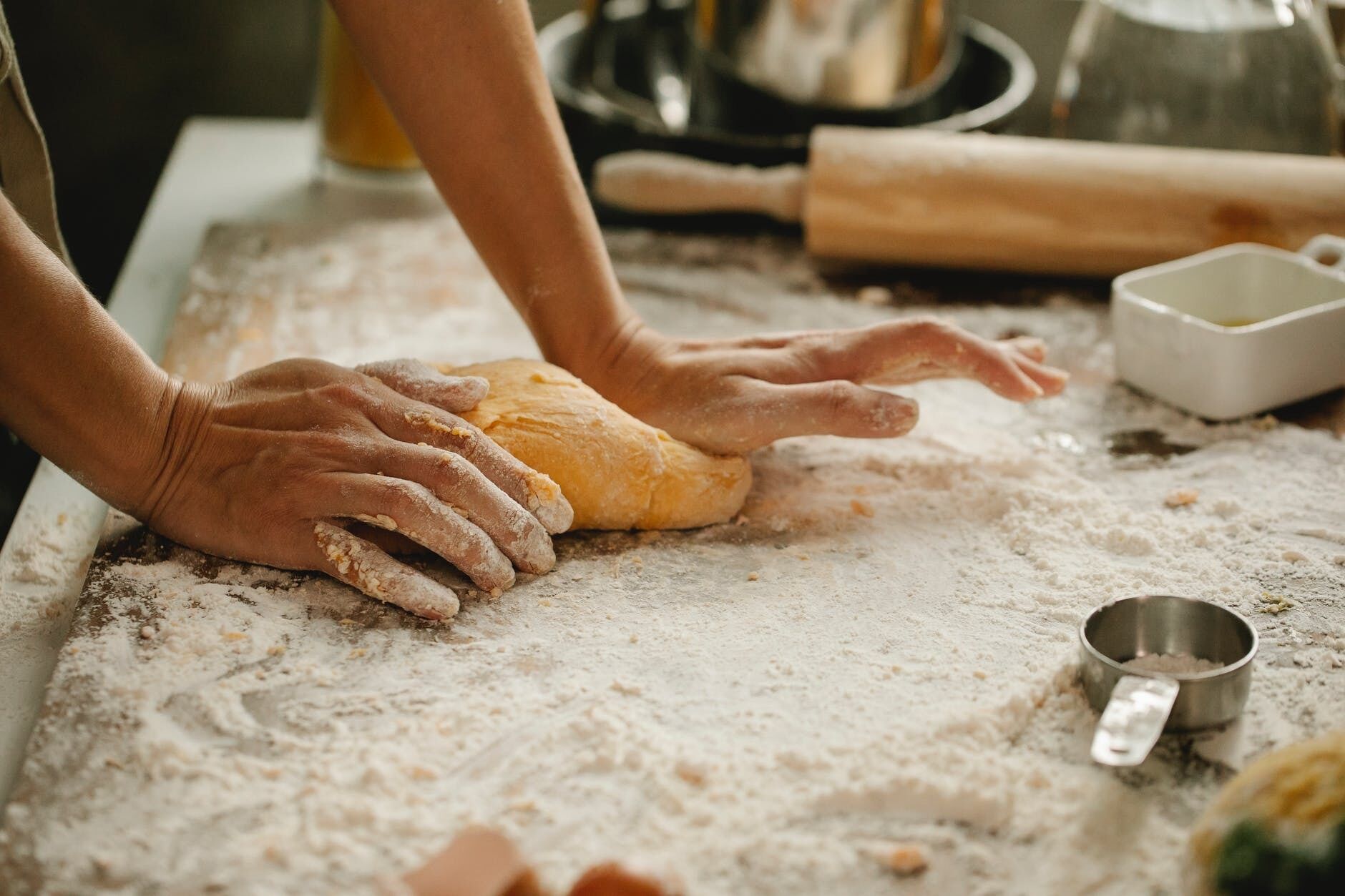 Preparing the dough