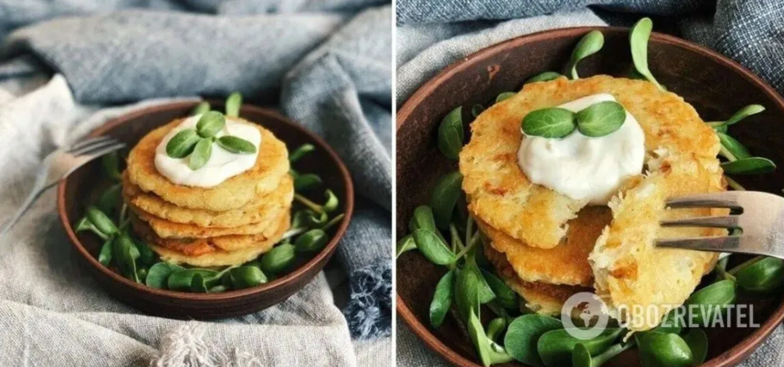 Secrets of cooking fluffy and soft potato pancakes