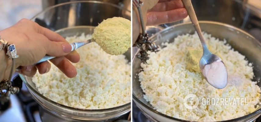 Preparing the dough