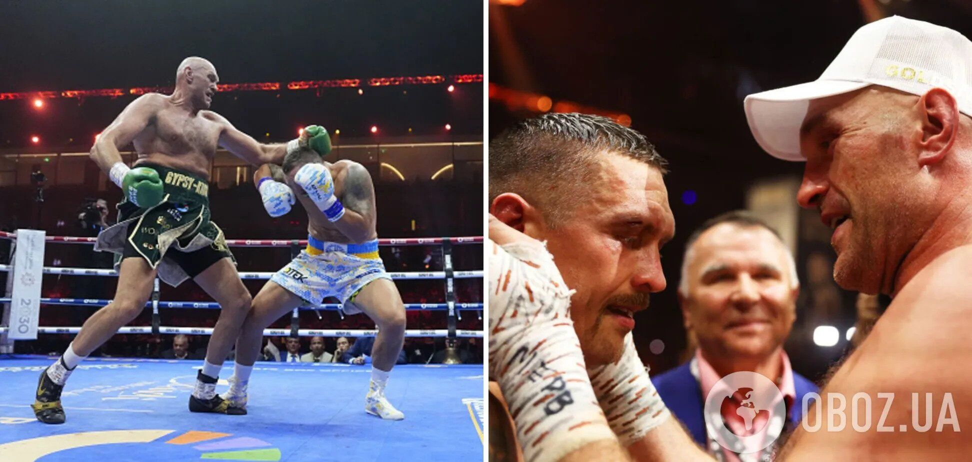 Usyk was threatened to be finished