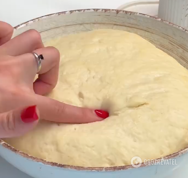 Ready dough for khachapuri