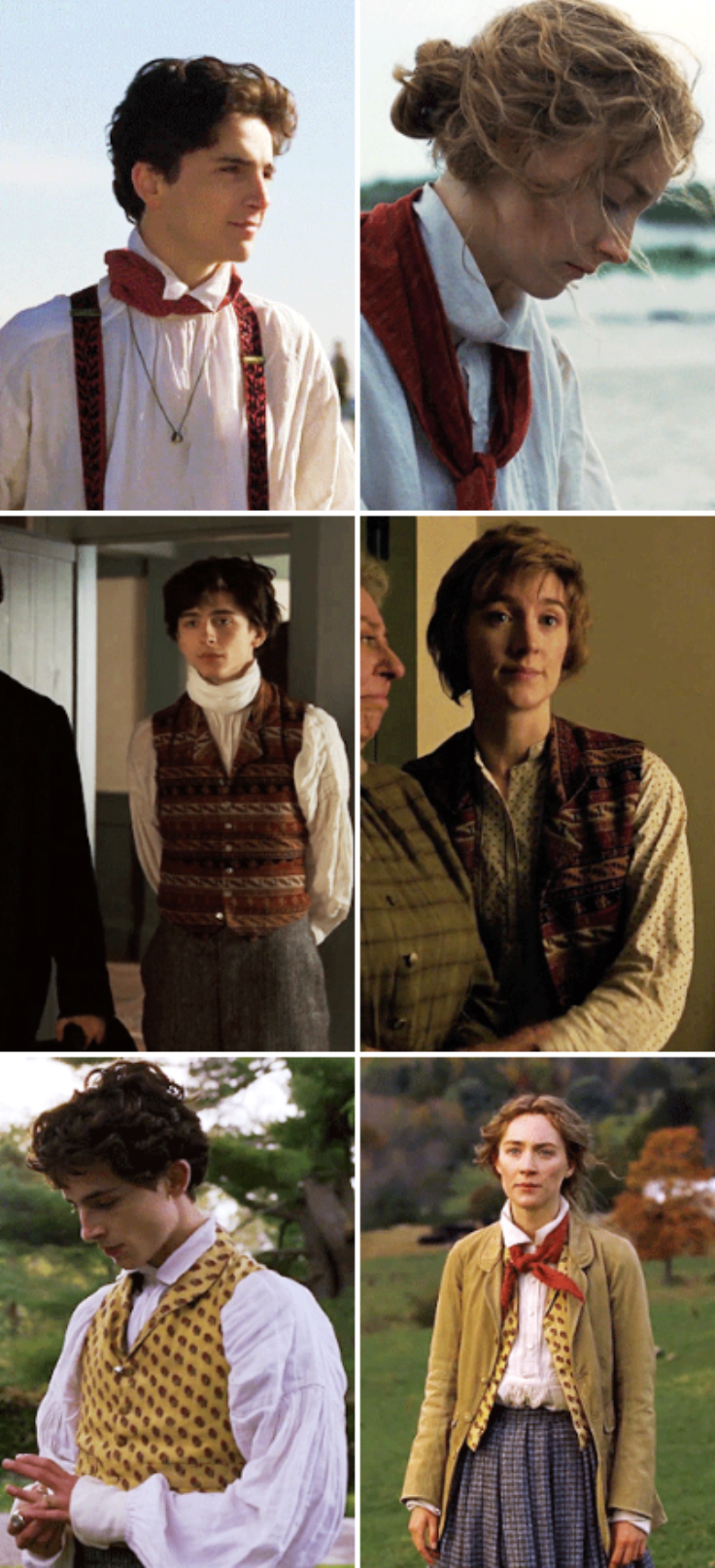 In the movie ''Little Women,'' the characters wear the same clothes