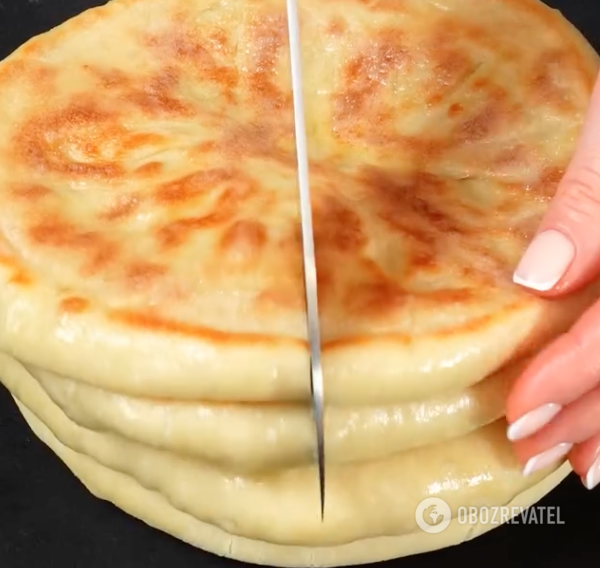 Delicious khachapuri