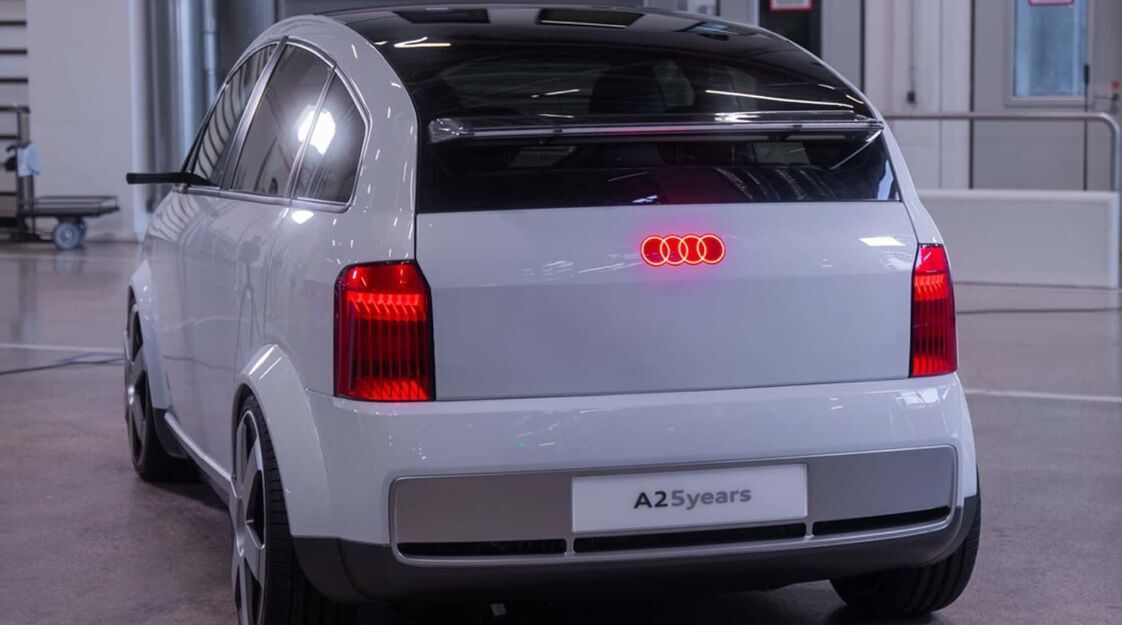 Audi turned the strangest car into an electric car: what it looks like