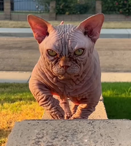 Short legs, no hair, and a scary look. Mutant cat breeding is a fashion in the UK: what are the dangers