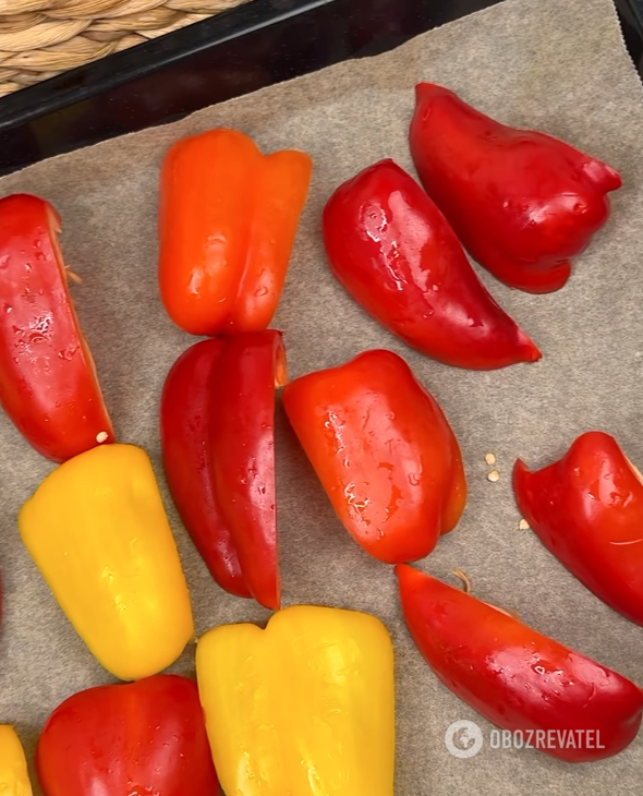 How much to bake peppers