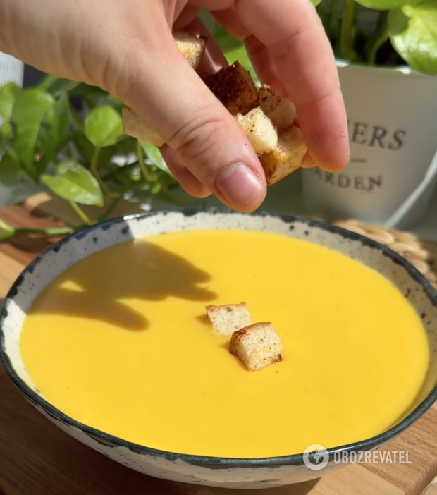 Cheese soup