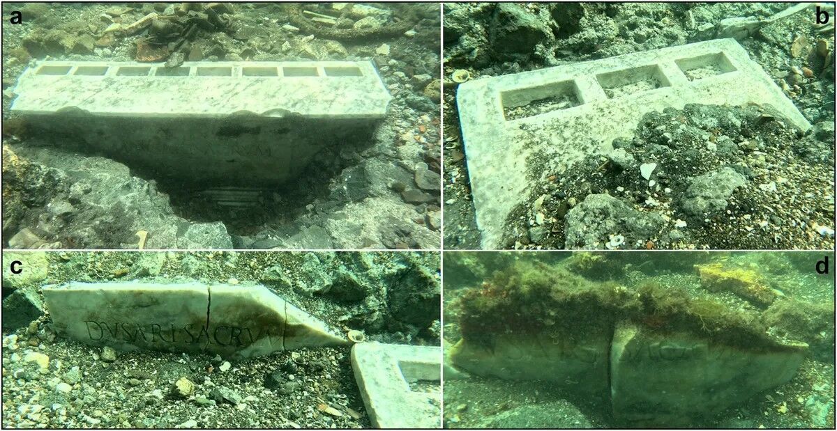 A 2000-year-old temple of the Indiana Jones civilization was found off the coast of Italy. Photo