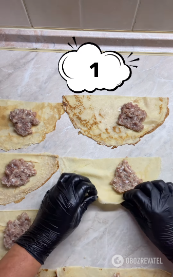 How to properly wrap the filling in a pancake so that it does not fall out: a simple method