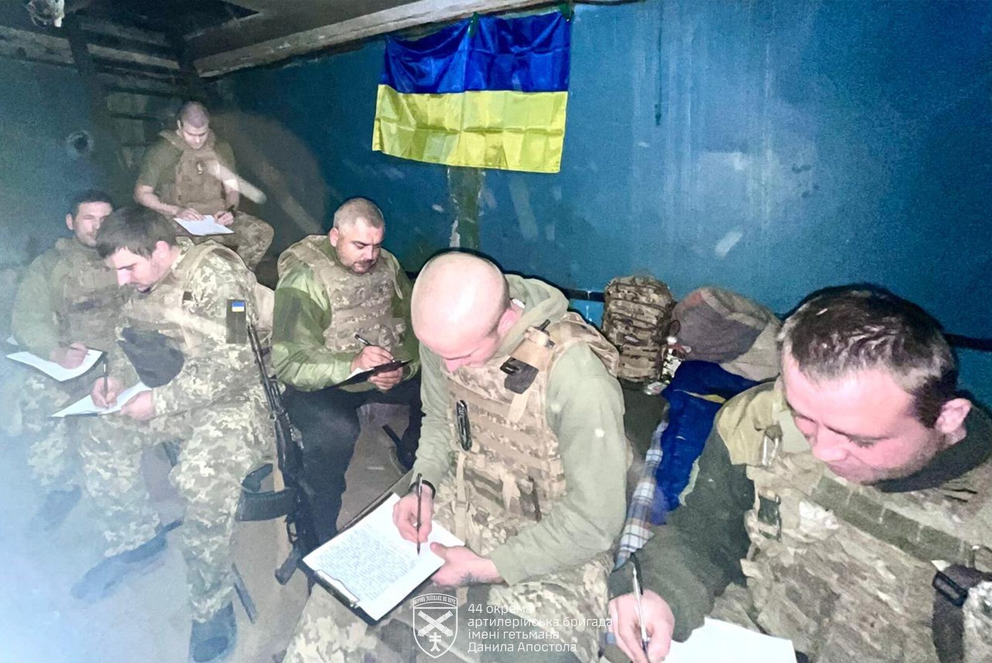 ''Cultural Diplomacy'': the Armed Forces of Ukraine showed how Ukrainian soldiers wrote the radio dictation of national unity in Sudzha. Photo