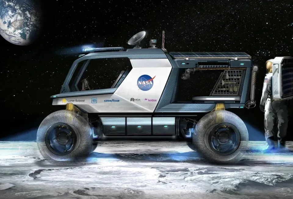 NASA has shown cars for traveling on the Moon: they can withstand up to -240°C and two weeks of darkness. Photo