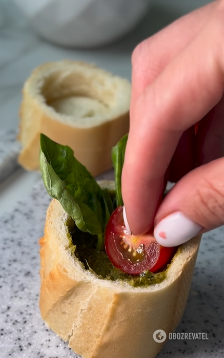 An original appetizer from an ordinary baguette: what delicious ingredients to use